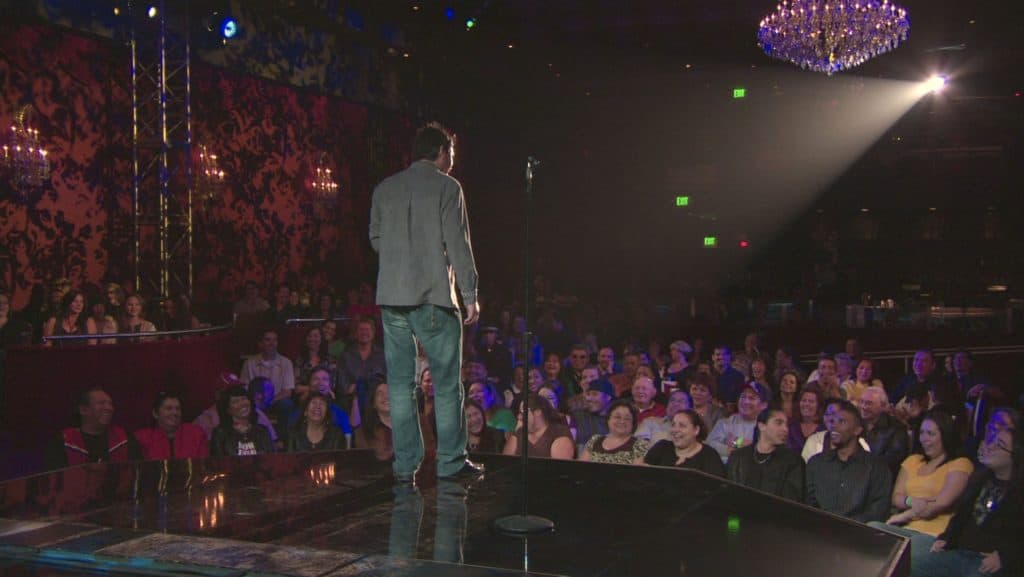 Marc Yaffee performing stand up comedy